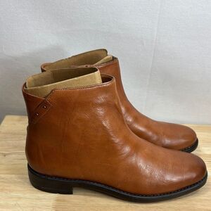 Sarto by Franco Sarto Mobi Leather Ankle Boot- Cognac- Size 10 M- NIB